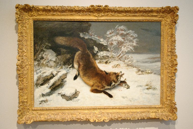 DMA111110-6772.jpg - Gustave Courbet, "Fox in the Snow," 1860.