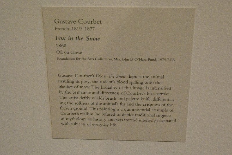 DMA111110-6773.jpg - Gustave Courbet, "Fox in the Snow," 1860.