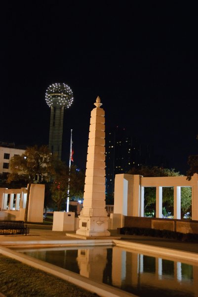 Dallas110910-6715nn.jpg - Dealey Plaza, Reunion Tower (background)