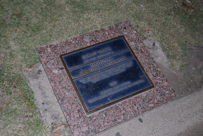 Dallas110910-6730.jpg - Dealey Plaza, has been designated a National Historic Landmark