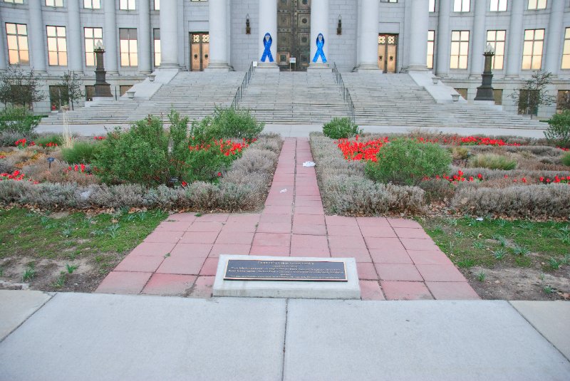 Denver041410-2264.jpg - Community Conservation Garden in front of the City & County of Denver Building