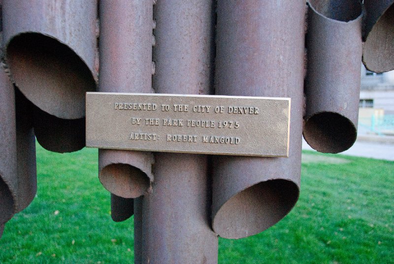 Denver041410-2291.jpg - Presented to the City of Denver by the Park People, 1975.  Artist Robert Mangold