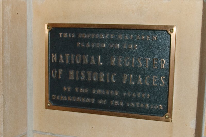 Denver041410-2435.jpg - The Daniels and Fisher Tower: Plaque designates "National Register of Historic Places."