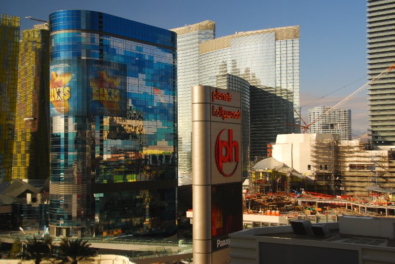 LasVegas020910-0751.jpg - View looking West  from my room on the 16th floor of the Planet Hollywood Resort and Casino