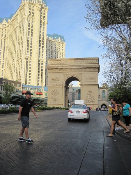 LasVegas032210-0209.jpg - Taxi from Airport: L'Arc de Triomphe at Paris Las Vegas Casino