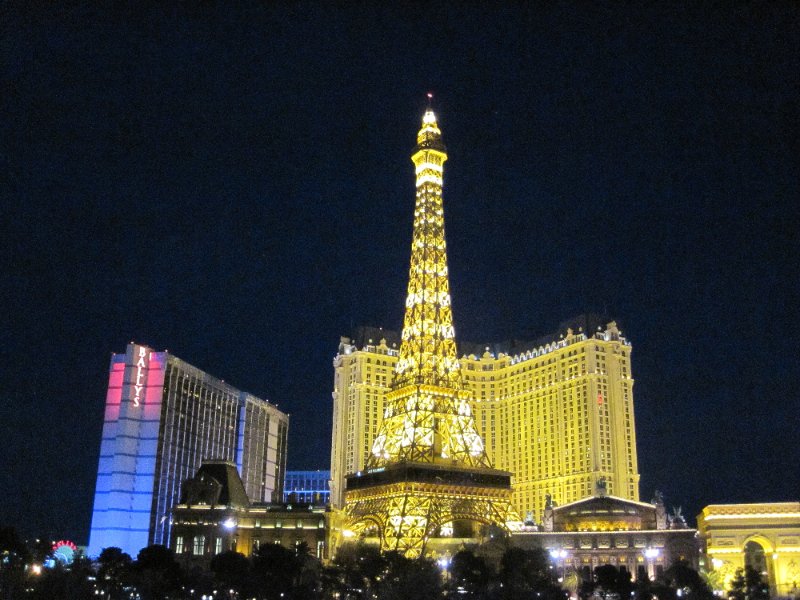LasVegas032210-0231.jpg - Paris Las Vegas, view from Bellagio.  Bally's Las Vegas Casino Hotel (left)