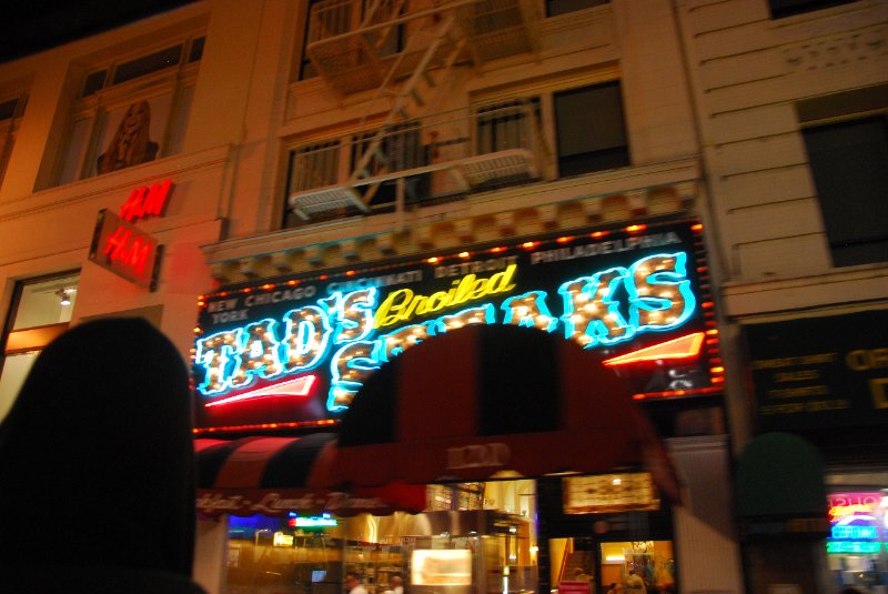 SanFrancisco030910-1771.jpg - Powell and Market Cable Car Ride. Tad's Broiled Steaks on Powell