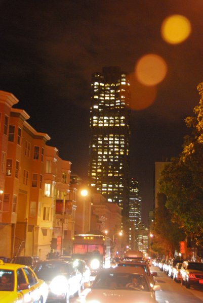SanFrancisco030910-1787.jpg - Looking East on Pine St  on my Powell and Market Cable Car Ride