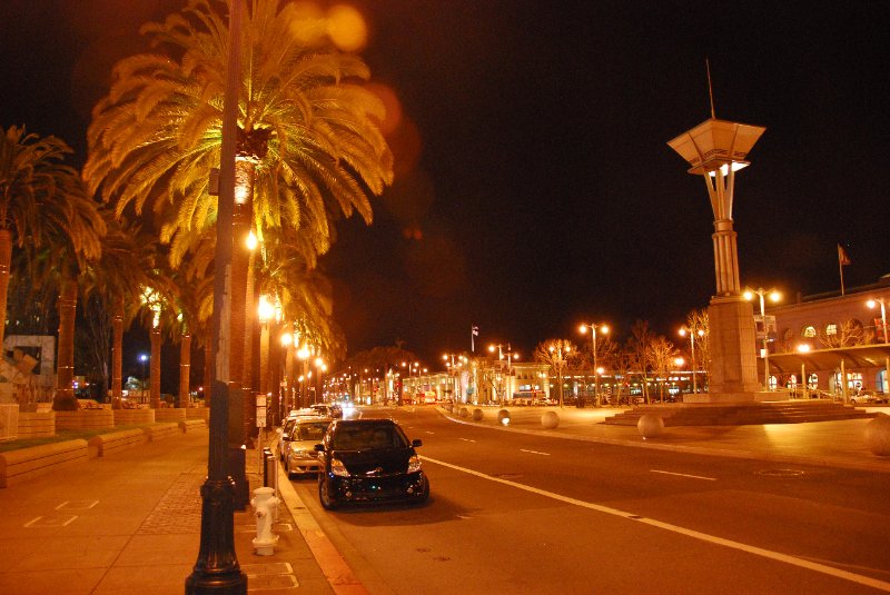 SanFrancisco030910-1831.jpg - Embarcadero view from the front of  the Ferry Building at  Market Street