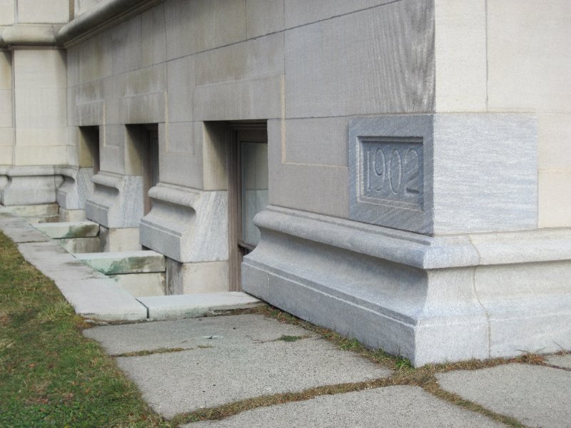 Syracuse012610-0099.jpg - Syracuse Public Library.  Corner Stone: 1902