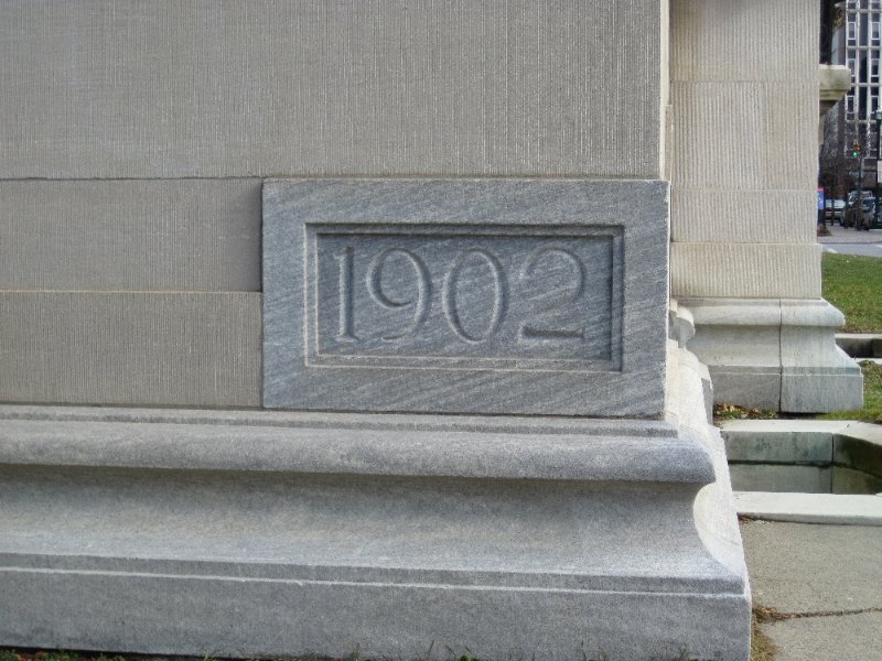 Syracuse012610-0100.jpg - Syracuse Public Library.  Corner Stone: 1902