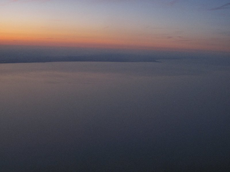 Toronto032810-0347.jpg - Flying West over Lake Michigan, about to cross the Western Coastline into Illinois
