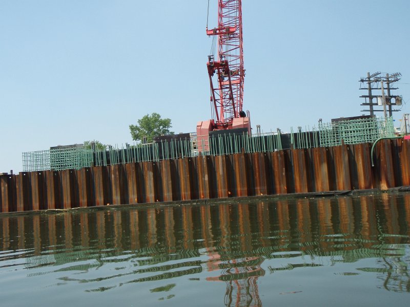 ChicagoRiverKayak071711-7170045.jpg - Halsted Street North Canal Bridge, being rebuilt