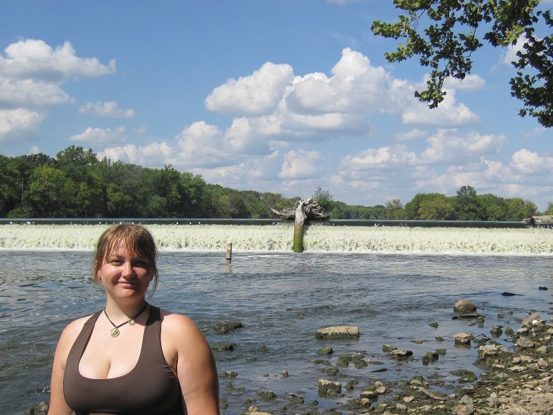 FoxRiverBike091111-3402.jpg - Liz at North Aurora Dam