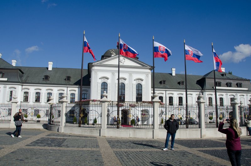 Bratislava101411-6487.jpg - Grasalkovičov Palác / Grassalkovich Palace. Residence of the president of Slovakia