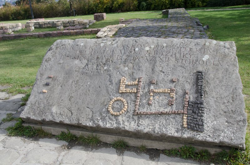 Bratislava101411-6530.jpg - Foundations of Great Moravian Basilica and Church of Holy Saviour