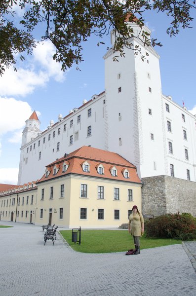 Bratislava101411-6557.jpg - Bratislavsky Palace, South West Corner, West Terrace building, foreground