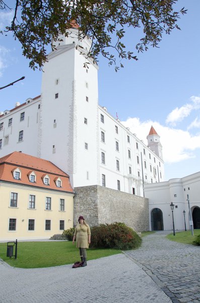 Bratislava101411-6558.jpg - Bratislavsky Palace, South West Corner, West Terrace building, foreground