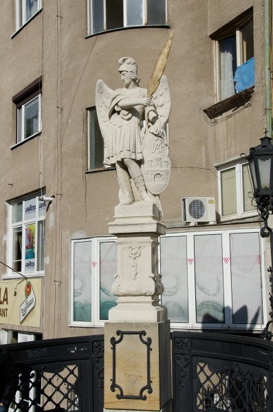 Bratislava101411-6495.jpg - Sv. Michal Archanjel / St. Michael Archangel  Statue