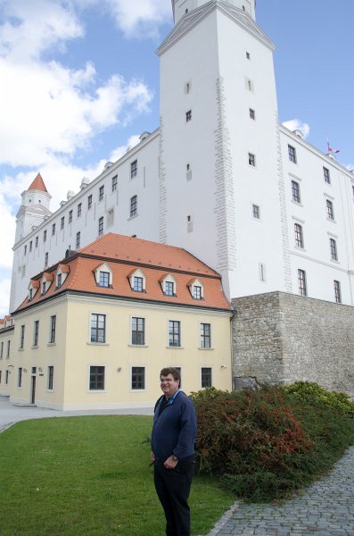 Bratislava101411-6560.jpg - Bratislavsky Palace, South West Corner, West Terrace building, foreground