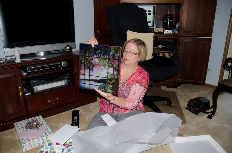 CathieBday070111-4959.jpg - From Vicki, Opening Presents at Grandma's