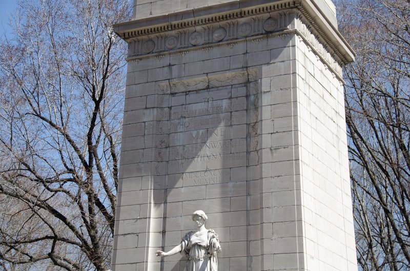 Manhattan032611-1771-2.jpg - USS Maine Monument: "To the valiant seamen who perished in the Maine by fate unwarned in death unafraid"