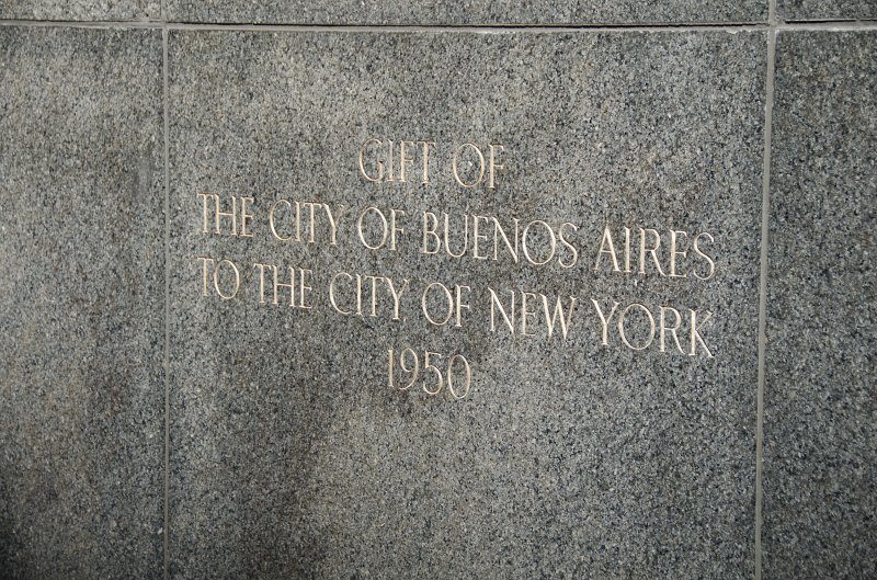 Manhattan032611-1777-2.jpg - José de San Martín, gift of the city of Buenos Aires to the city of New York, 1950.