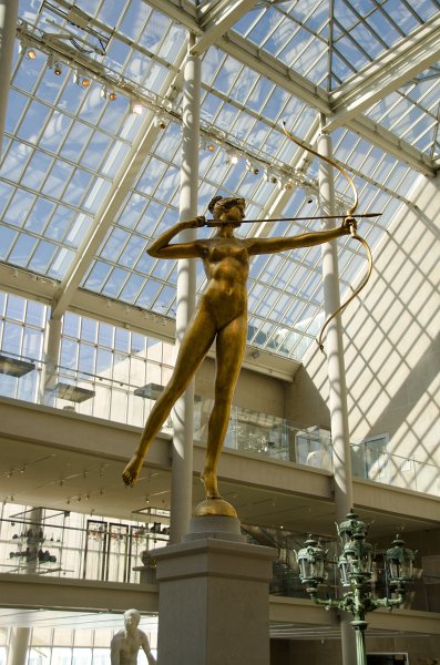 Manhattan032611-1855-2.jpg - "Diana," Gilt Bronze statue, sculpture by Augustus Saint-Gaudens, casted 1928