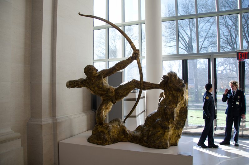Manhattan032611-1878-2.jpg - "Herakles the Archer," bronze statue by Emile-Antoine Bourdelle, 1909