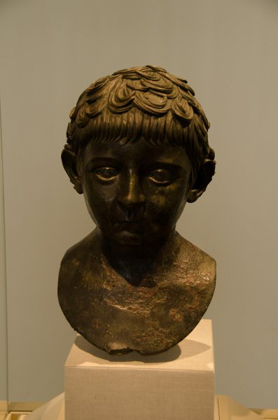 Manhattan032611-1888-2.jpg - Bronze portrait bust of a young boy, ca AD 50-68