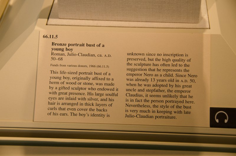 Manhattan032611-1889-2.jpg - Bronze portrait bust of a young boy, ca AD 50-68