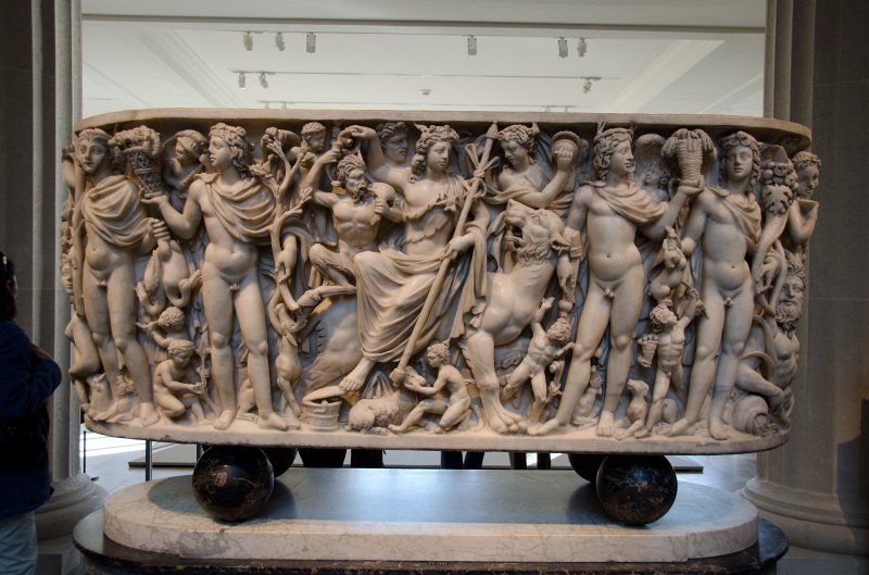 Manhattan032611-1890-2.jpg - Marble Sarcophagus, Roman, ca AD 220-230