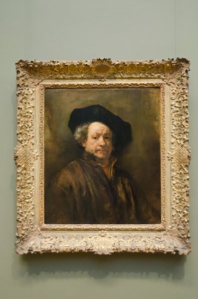 Manhattan032611-1901-2.jpg - "Rembrandt van Rijn," Oil on canvas self portrait, 1660.