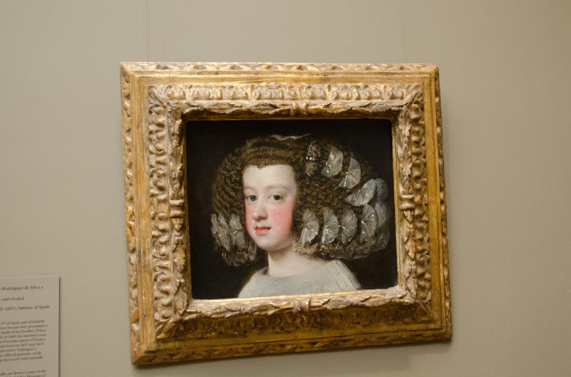 Manhattan032611-1904-2.jpg - "Maria Teresa, Infanta of Spain," Oil on canvas painting by Valazquez, 1599-1660.