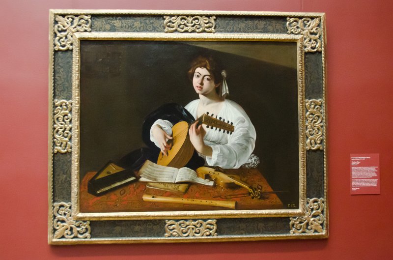 Manhattan032611-1922-2.jpg - "The Lute Player," painting by Caravaggio, ca 1597.