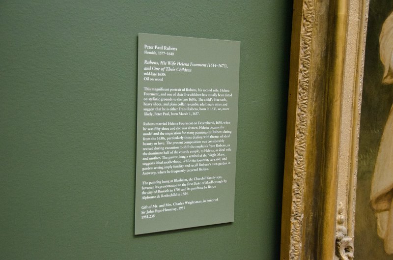 Manhattan032611-1925-2.jpg - "Rubens, His Wife helena Fourment, and One of Their Children," oil on wood painting by Peter Paul Rubens, mid-late 1630.