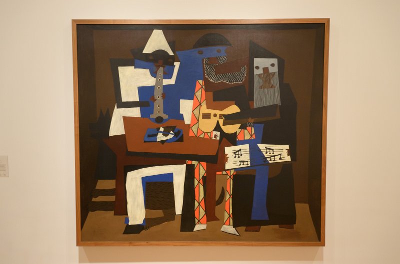 Manhattan032611-2010.jpg - "Three Musicians," oil on canvas painting by Pablo Picasso 1921.