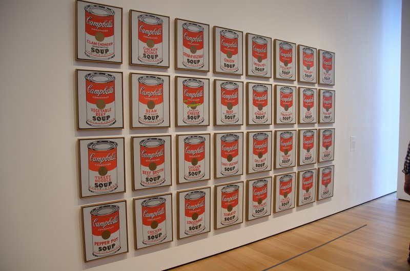 Manhattan032611-2037.jpg - "Campbell's Soup Cans," synthetic polymer paint by Andy Warhol, 1962
