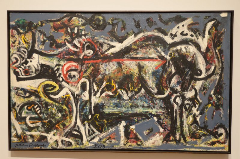 Manhattan032611-2039.jpg - "The She-Wolf," by Jackson Pollock, 1943.