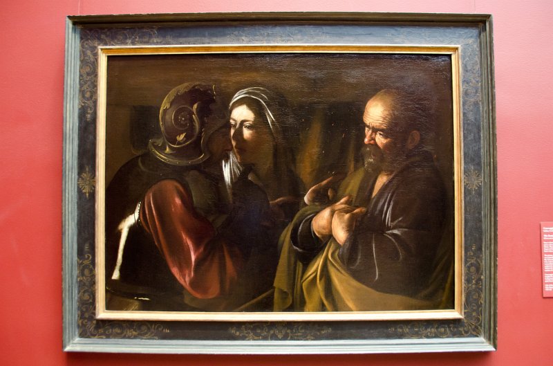 Manhattan032611-1919-2.jpg - "The Denial of Saint Peter," painting by Caravaggio, 1610.