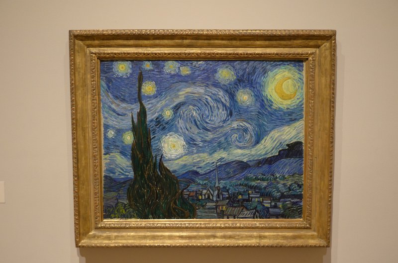 Manhattan032611-2002.jpg - "The Starry Night," oil on canvas painting by Vincent van Gogh, 1889