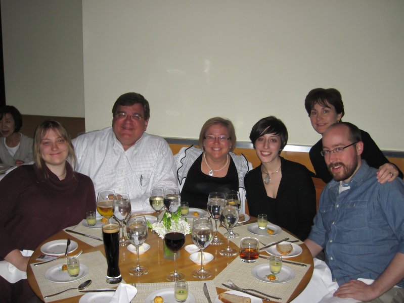 Manhattan032611-2416.jpg - Liz, Jack, Cathie, Regina, Vicki, Sean at Nougatine Restaurant in Manhattan