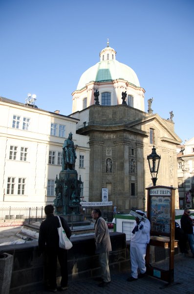 Prague101511-7135.jpg - Monument to Emperor Charles IV, Karlův most / Charles Bridge