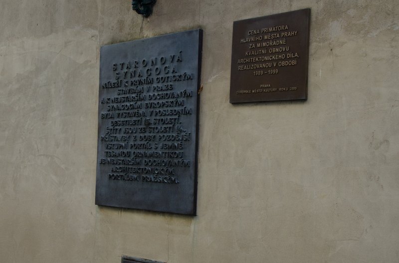 Prague101511-7245.jpg - Old New Synagogue /  Staronová synagoga