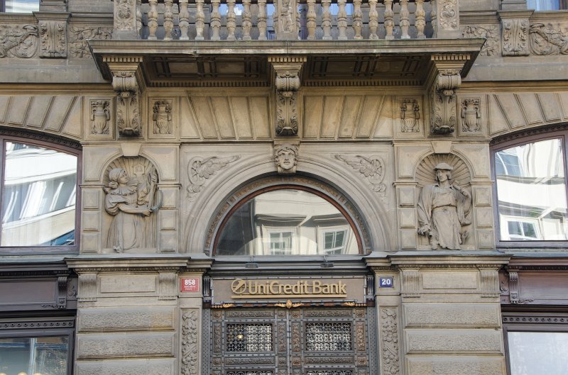Prague101511-6765.jpg - Na Příkopě Street Unicredit Bank Building, near Mucha Museum
