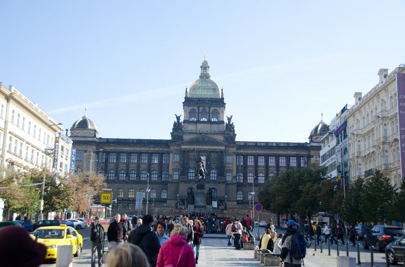 Prague101511-6770.jpg - Národní muzeum / National museum on  Wenceslas Square / Václavské náměstí