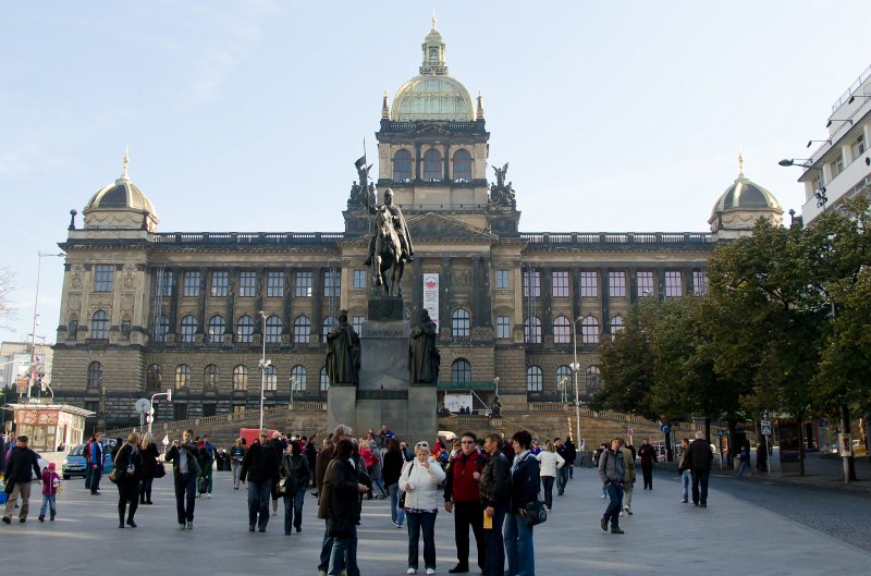 Prague101511-6779.jpg - Národní muzeum / National museum on  Wenceslas Square / Václavské náměstí