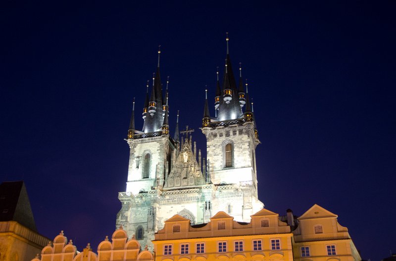 Prague101511-6825.jpg - Týnský Chrám / Church of Our Lady before Týn view from Old Town Square /  Staroměstské náměstí