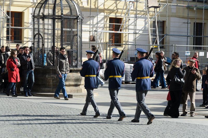 Prague101511-6882.jpg - Prague Castle Guard, Courtyard