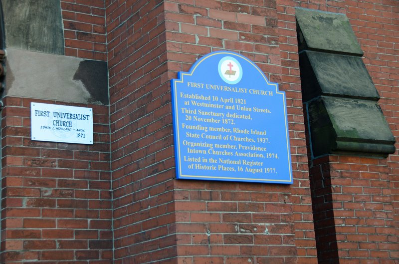 Providence060211-3332.jpg - The First Universalist Church in Providence:  established 4/10/1821. Church dedicated 1872